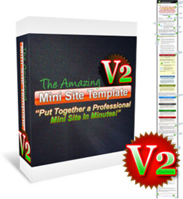 Product picture Amazing Mini Site Template V2 