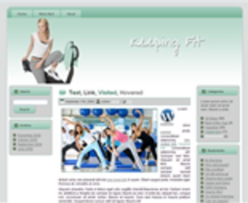 Product picture Keeping Fit WP Theme 3 MRR