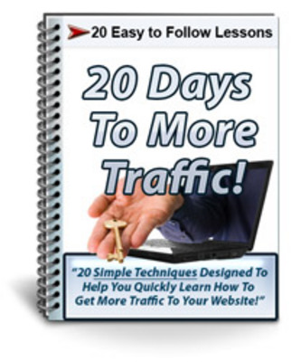 Product picture Hot! 20 Days To More Traffic Course PLR