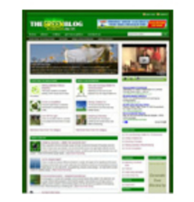 Product picture Green Living Blog Package