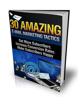 Product picture NEW! 30 Amazing E-Mail Marketing Tactics With MRR