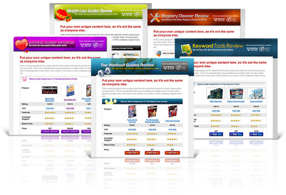 Product picture NEW! 10 Product Review Affiliate Websites With MRR