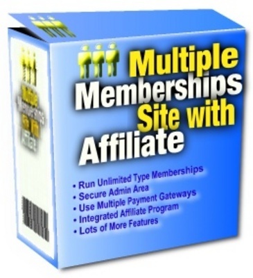Product picture New Multiple Membership Site With Affiliates With Master Resale Rights