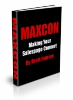 Product picture **NEW** MAXCON : Making Your Salespage Convert Master Resale Rights Included. 