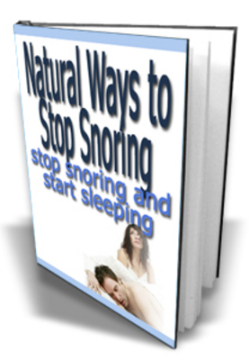 Product picture **NEW** Natural Ways to Stop Snoring  With Master Resale Rights