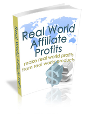 Product picture **NEW** Real World Affiliate Profits  With Master Resale Rights