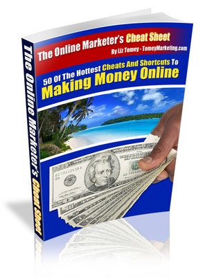 Product picture *Brand New* The Online Marketers Cheat Sheet - 50 Hot Cheats And Shortucts To Making Money Online !Master Resale Rights Included.
