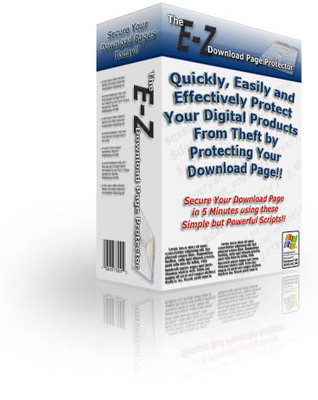 Product picture *NEW* E-Z Download Page Protector  ! Master Resale Rights Included.