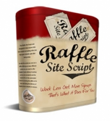 Product picture *NEW* Raffle Site Script  With Master Resale Rights