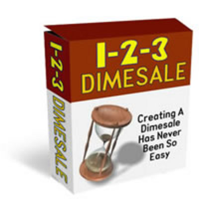 Product picture *NEW* 123 Dimesale With Master  Resale Rights
