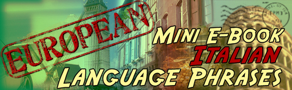 Product picture *NEW* Italian Language Phrases Ebooks With Private Labels Rights