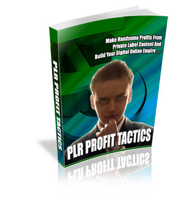 Product picture *NEW* PLR Profit Tactics - Make Handsome Profits Off Private Label Content  ! Private Labels Rights Included.