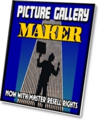 Product picture *NEW* Picture Gallery Maker  With Master Resale Rights