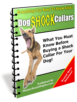 Product picture *NEW* Dog Shock Collars   Everything You Need To Know Before Buying A Collar For Your Dog  With Master Resale Rights