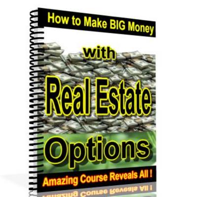 Product picture *NEW* How to Make Big Money with Real Estate Options ! Resale Rights Included.