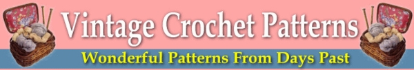 Product picture *NEW* 20 Wonderful Vintage Crochet Patterns ! Resale Rights Included.