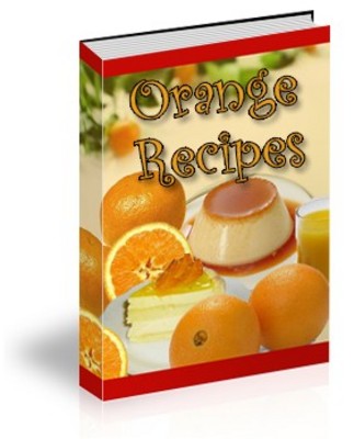Product picture *NEW* Orange Recipes  ! Private Labels Rights included.
