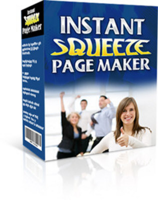 Product picture *NEW* Instant Squeeze Page Maker with Resell Rights