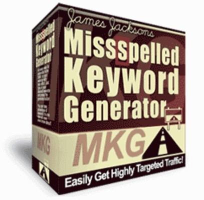 Product picture *NEW* Misspelled Keyword Generator  Resale Rights included.