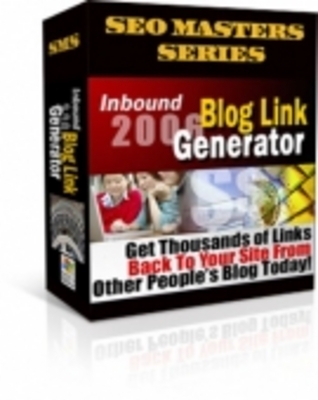 Product picture Blog Link Generator  with Resale Rights