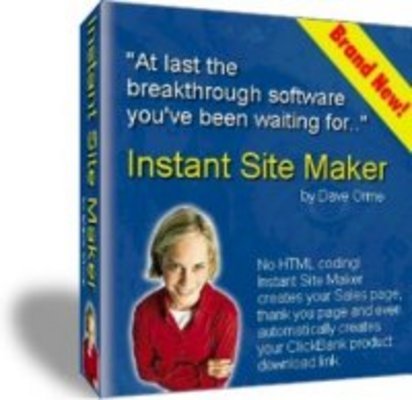 Product picture *NEW* Instant Site Maker  With Resale Rights