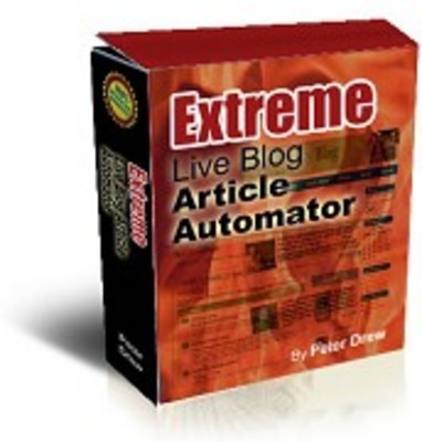 Product picture *NEW* Extreme Live blog Article Automator  With Resale Rights