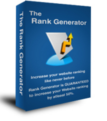 Product picture *NEW* The Rank Generator - Increase your Website ranking by atleast 50 ! Private Labels Rights Included.