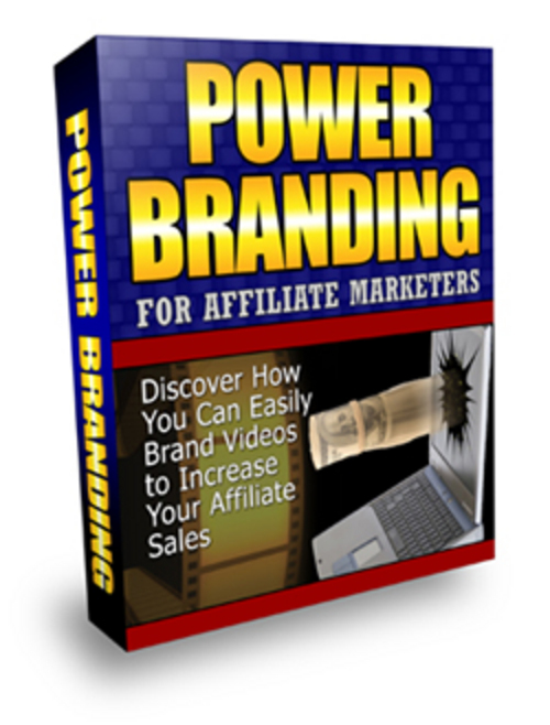 Product picture *NEW* Power Branding For Affiliate Marketing WIth MRR