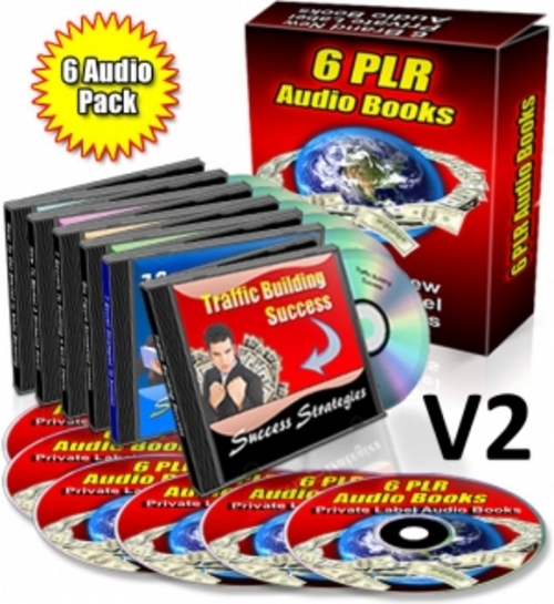 Product picture *NEW* 6 Plr Audios Books With Salespage
