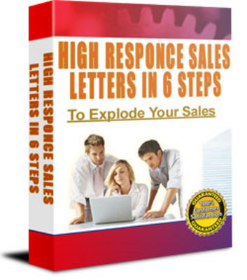 Product picture *NEW* High Response Sales Letters To Explode Your Sales 