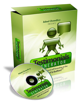 Product picture *HOT* Testimonials Generator With Master Resell RIghts