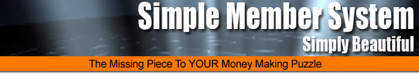 Product picture HOT!* Simple Member System With Master Resell Rights.
